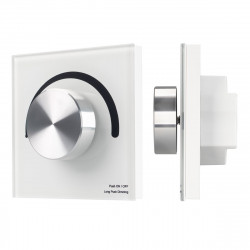 Панель SMART-P1-DIM-G-IN White (3V, Rotary, 2.4G), Arlight, 033752
