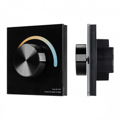 Панель SMART-P2-MIX-G-IN Black (3V, Rotary, 2.4G), Arlight, 033755