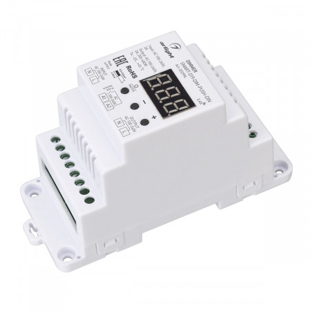 Диммер SMART-D19-DIM-PUSH-DIN (230V, 2A, TRIAC, 2.4G), Arlight