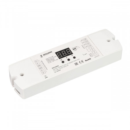 Декодер SMART-DMX512-204-62-RGBW-RDM-SUF (12-48V, 4x150-500mA) (IARL, IP20 Пластик, 5 лет), Arlight