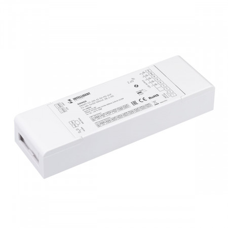 Диммер SMART-CC-205-62-SH-PD-SUF (12-48V, 5x150-500mA, ZB, 2.4G) (IARL, IP20 Пластик, 5 лет), Arlight