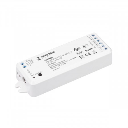 Диммер SMART-PWM-102-72-MIX-SUF (12-36V, 2x5A, ZB) (IARL, Пластик), Arlight