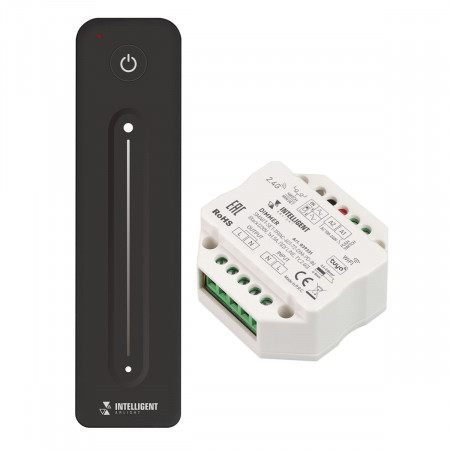 Диммер SMART-SET-TRIAC-601-72-DIM-PD-IN Black (230V, 1x1.5A, ПДУ LINE, TY, 2.4G) (IARL, IP20 Пластик, 5 лет), Arlight