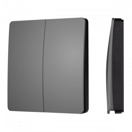 Кнопочная панель KINETIC-801-22-2G-WP-SUF Grey (No battery, IP67, 433Mhz) (IARL, IP67 Пластик, 3 года), Arlight