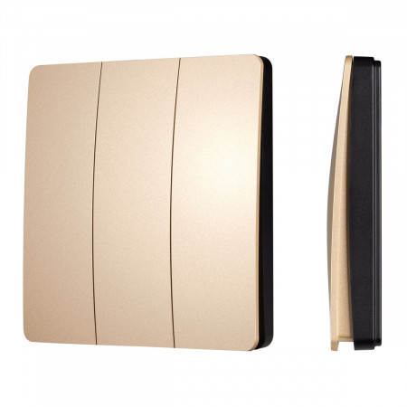 Кнопочная панель KINETIC-801-22-3G-WP-SUF Gold (No battery, IP67, 433Mhz) (IARL, IP67 Пластик, 3 года), Arlight