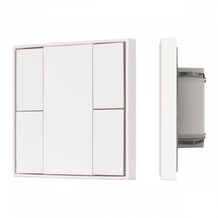 Кнопочная панель KNX-301-22-4-SH-IN White (BUS, Frame) (IARL, IP20 Пластик, 3 года), Arlight