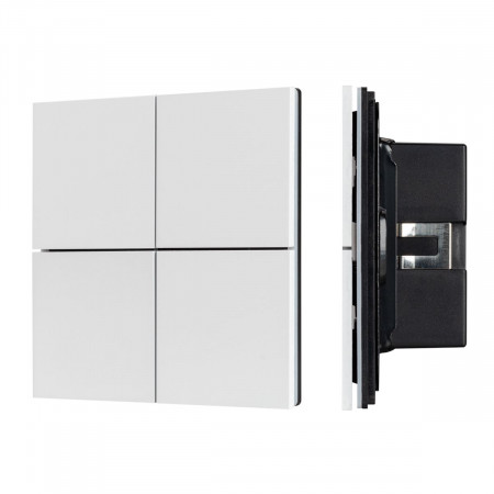 Кнопочная панель KNX-304-23-IN White (BUS, Frameless) (IARL, IP20 Металл, 2 года), Arlight