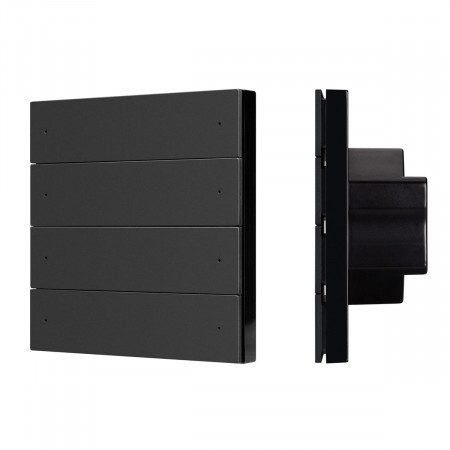 Кнопочная панель SMART-ZB-801-22-1G-8SC-MULTI-IN Black (230V) (IARL, IP20 Пластик, 5 лет), Arlight