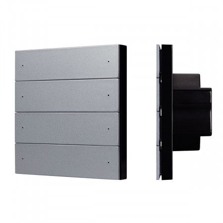 Кнопочная панель SMART-ZB-801-22-1G-8SC-MULTI-IN Silver (230V) (IARL, IP20 Пластик, 5 лет), Arlight