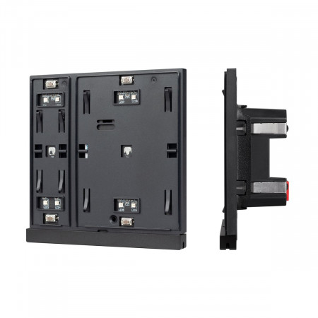 Механизм панели KNX-302-22-IN Black (Bus) (IARL, IP20 Пластик, 2 года), Arlight