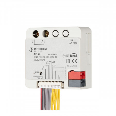 Релейный модуль KNX-7013-72-DRI-DRO-IN (BUS, 1x10A) (IARL, IP20 Пластик, 2 года), Arlight