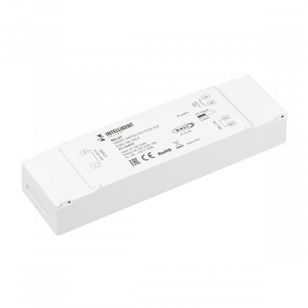 Релейный модуль SMART-SWITCH-701-72-D2-SUF (230V, 10A, DALI) (IARL, IP20 Пластик, 5 лет), Arlight
