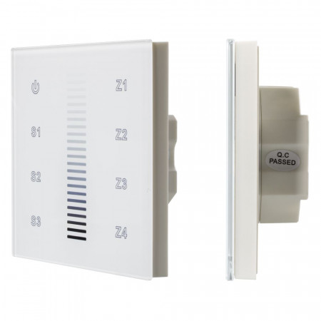 Сенсорная панель DALI-901-11-ADDR-3SC-DIM-DT6-IN White (BUS) (IARL, IP20 Пластик, 3 года), Arlight