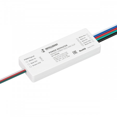 Усилитель SMART-PWM-1022-MIX-SUF (12-24V, 2x3A) (IARL, IP20 Пластик, 5 лет), Arlight