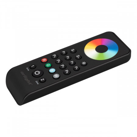 Пульт SMART-R43-RGBW Black (2 зоны, 2.4G), Arlight
