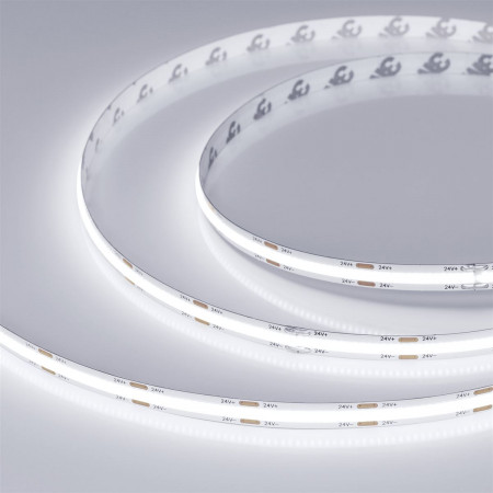 Светодиодная лента герметичная COB-NANO-X544-8mm 24V White6000 (11.5W/m, IP65, CSP, 5m), Arlight