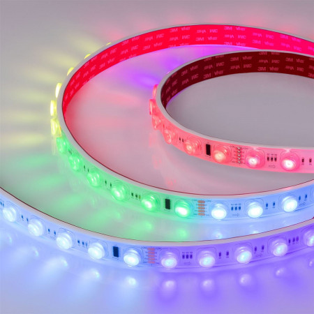 Светодиодная лента герметичная DMX-FLT-PS-S36-23mm 24V RGB-PX6 (20 W/m, IP67, 30deg, 5m), Arlight