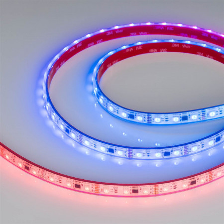 Светодиодная лента герметичная DMX-PFS-B60-12mm 12V RGB-PX3 (14 W/m, IP68, 5060, 5m), Arlight