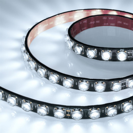 Светодиодная лента герметичная FLT-PS-A42-BLACK-23mm 24V White6000 (21 W/m, IP67, 15deg, 5m), Arlight
