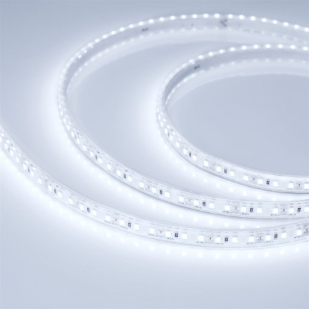 Светодиодная лента герметичная RTW-PU-A120-10.5mm 12V Cool 8K (16.8 W/m, IP68, Wire 2m, 5m), Arlight