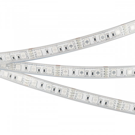 Светодиодная лента герметичная RTW-PU-B60-12.5mm 12V RGB (14.4 W/m, IP68, Wire 2m, 5m), Arlight