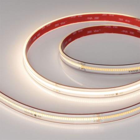 Светодиодная лента герметичная SPI-COB-PS-X378-14mm 24V Warm3000-PX63-BPT (7 W/m, IP67, 5m), Arlight