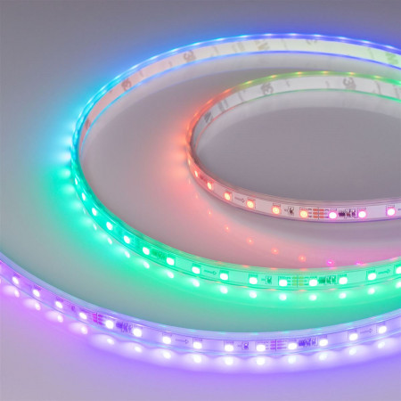 Светодиодная лента герметичная SPI-P-F72-11mm 24V RGB-PX6 (14.4 W/m, IP66, 3535, 5m), Arlight