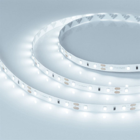 Светодиодная лента RT-A60-8mm 12V Cool 8K (4.8 W/m, IP20, 2835, 5m), Arlight