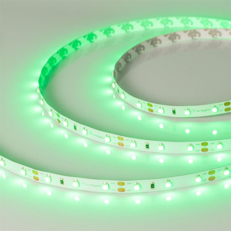 Светодиодная лента RT-A60-8mm 12V Green (4.8 W/m, IP20, 2835, 5m), Arlight