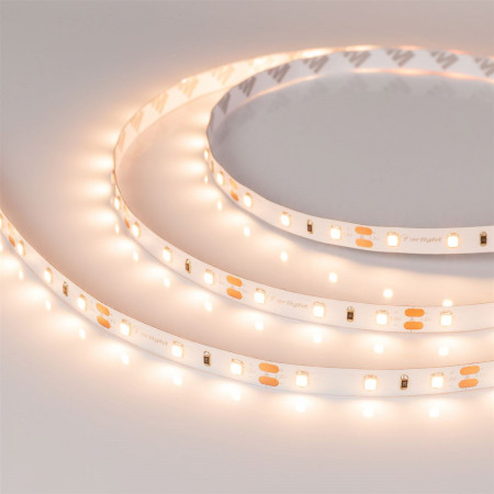 Светодиодная лента RT-A60-8mm 12V Warm3000 (4.8 W/m, IP20, 2835, 5m), Arlight