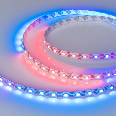 Светодиодная лента SPI-B60-10mm 12V RGB-PX1-RAM (9.3 W/m, IP20, 5060, 5m), Arlight