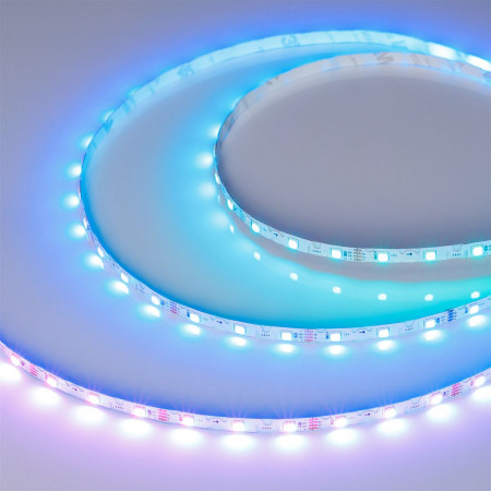 Светодиодная лента SPI-RZ-F60-6mm 12V RGB-PX1-BPT (7 W/m, IP20, 3535, 5m), Arlight