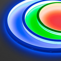 Гибкий неон герметичный MOONLIGHT-TOP-B84-13x12mm 24V RGB (12 W/m, IP67, 5m, wire x2), Arlight, 041485