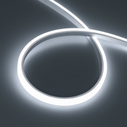 Светодиодная лента герметичная WAVE-TOP-PU-A144-10x10mm 24V White5700 (5 W/m, IP68, 3m, wire x1), Arlight, 052595