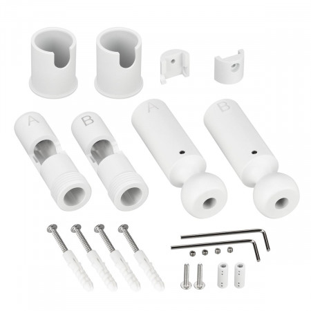 Крепление ARL-WAVE-1815-S-2-ENDCAP White, Arlight
