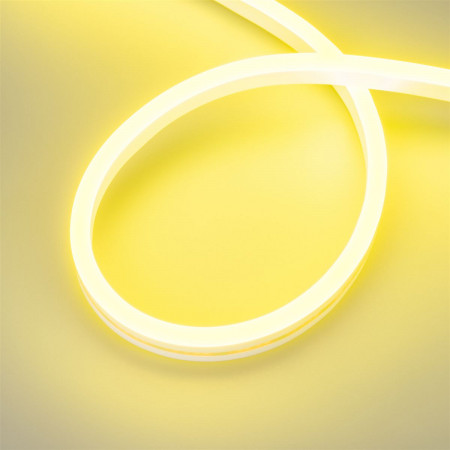 Светодиодная лента герметичная AURORA-PS-A120-16x8mm 24V Lemon (10 W/m, IP65, 2835, 5m), Arlight