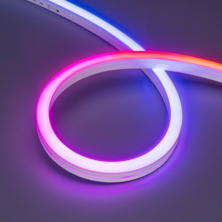 Светодиодная лента герметичная DMX MOONLIGHT-SIDE-B84-12x17mm 24V RGB-PX7 (18 W/m, IP67, 5m, wire x2), Arlight