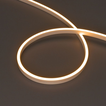 Гибкий неон герметичный MOONLIGHT-SIDE-A120-06x12mm 24V Warm2300 (9.6 W/m, IP65, 5m, wire x2), Arlight