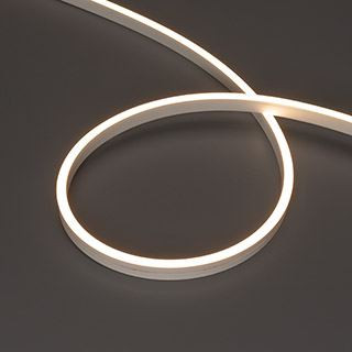 Гибкий неон герметичный MOONLIGHT-SIDE-A120-06x12mm 24V Warm3000 (9.6 W/m, IP65, 0,5m, wire x1), Arlight