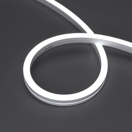Гибкий неон герметичный MOONLIGHT-SIDE-A140-12x17mm 24V White6000 (9.6 W/m, IP67, 5m, wire x2), Arlight