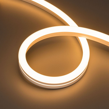 Гибкий неон герметичный MOONLIGHT-SIDE-A140-12x24mm 24V Warm2200 (9.6 W/m, IP68, 5m, wire x2), Arlight