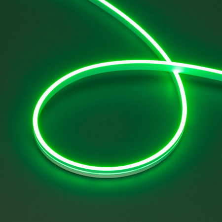 Гибкий неон герметичный MOONLIGHT-SIDE-A168-4x10mm 24V Green (7.2 W/m, IP65, 5m, wire x2), Arlight