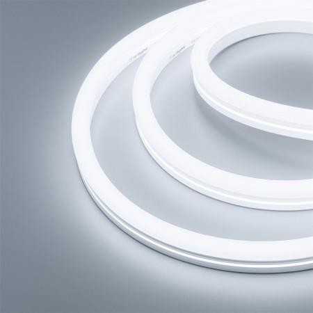 Гибкий неон герметичный MOONLIGHT-SIDE-X336-12x24mm 230V White6500 (11 W/m, IP65, 50m, wire x1), Arlight