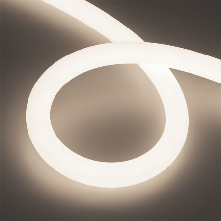 Гибкий неон герметичный MOONLIGHT-TOP-A336-D30mm 24V Day4000 (14.4 W/m, IP65, 5m, wire x1), Arlight