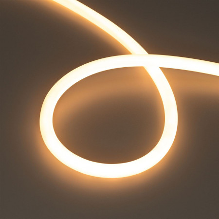 Гибкий неон герметичный MOONLIGHT-TOP-M560-D13mm 24V Warm2300 360deg (8.6 W/m, IP65, 5m, wire x1), Arlight