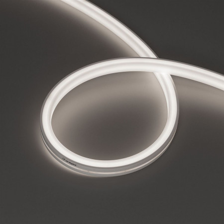 Гибкий неон герметичный MOONLIGHT-TOP-U-A156-13x12mm 24V Day5000 (11 W/m, IP67, 5m, wire x2), Arlight