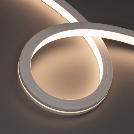 Гибкий неон герметичный MOONLIGHT-TOP-X280-20x20mm 24V Warm3500 (10 W/m, IP67, 15m, wire x1), Arlight