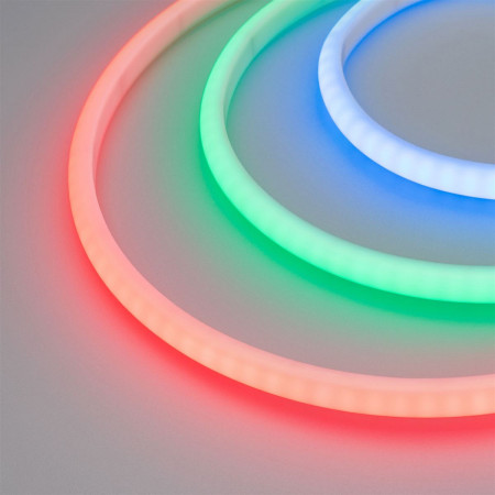 Светодиодная лента герметичная RTW-PWT-H120-13mm 24V RGB (14.4 W/m, IP67, 4040, 5m), Arlight