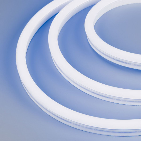 Светодиодная лента герметичная WAVE-SIDE-A120-12x25mm 230V Blue (12 W/m, IP67, 50m, wire x2), Arlight
