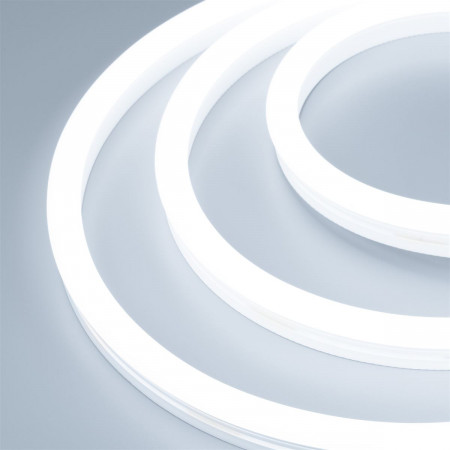 Светодиодная лента герметичная WAVE-SIDE-A120-12x25mm 230V White6000 (12 W/m, IP67, 50m, wire x2), Arlight
